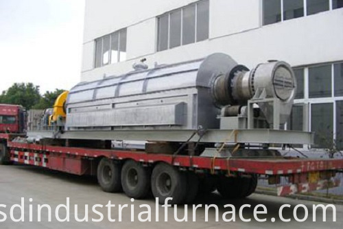 horno rotativo de tostado rotary roasting furnace